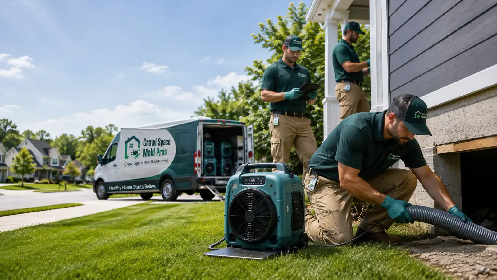 Crawl Space Mold Removal in Roseville, IL
